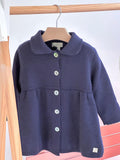 CAPPOTTINO BLU 100% PURA LANA VERGINE MERINO
