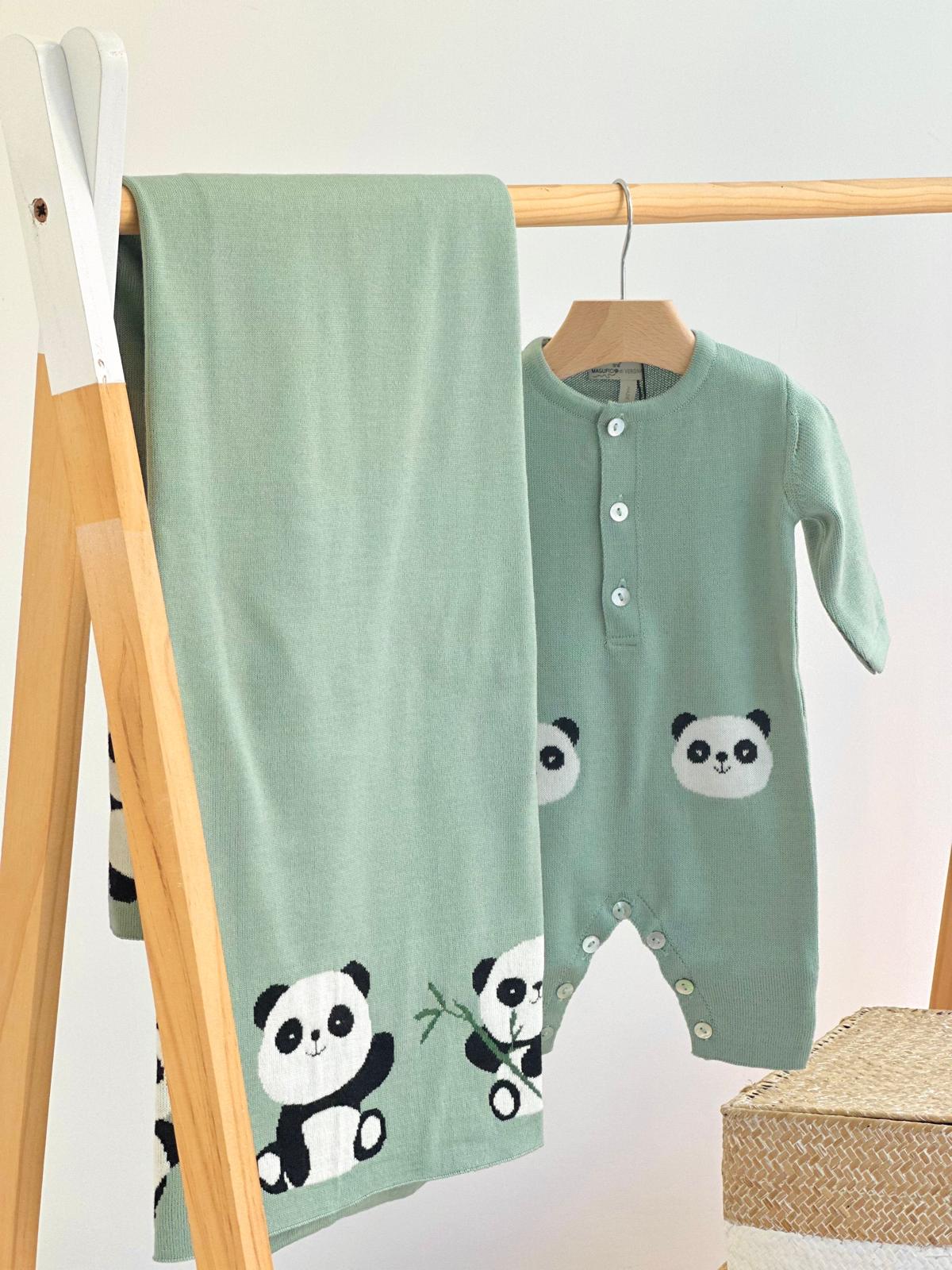 TUTINA PANDA 100% PURA LANA VERGINE MERINO EXTRAFINE MAGLIFICIO DI VERONA
