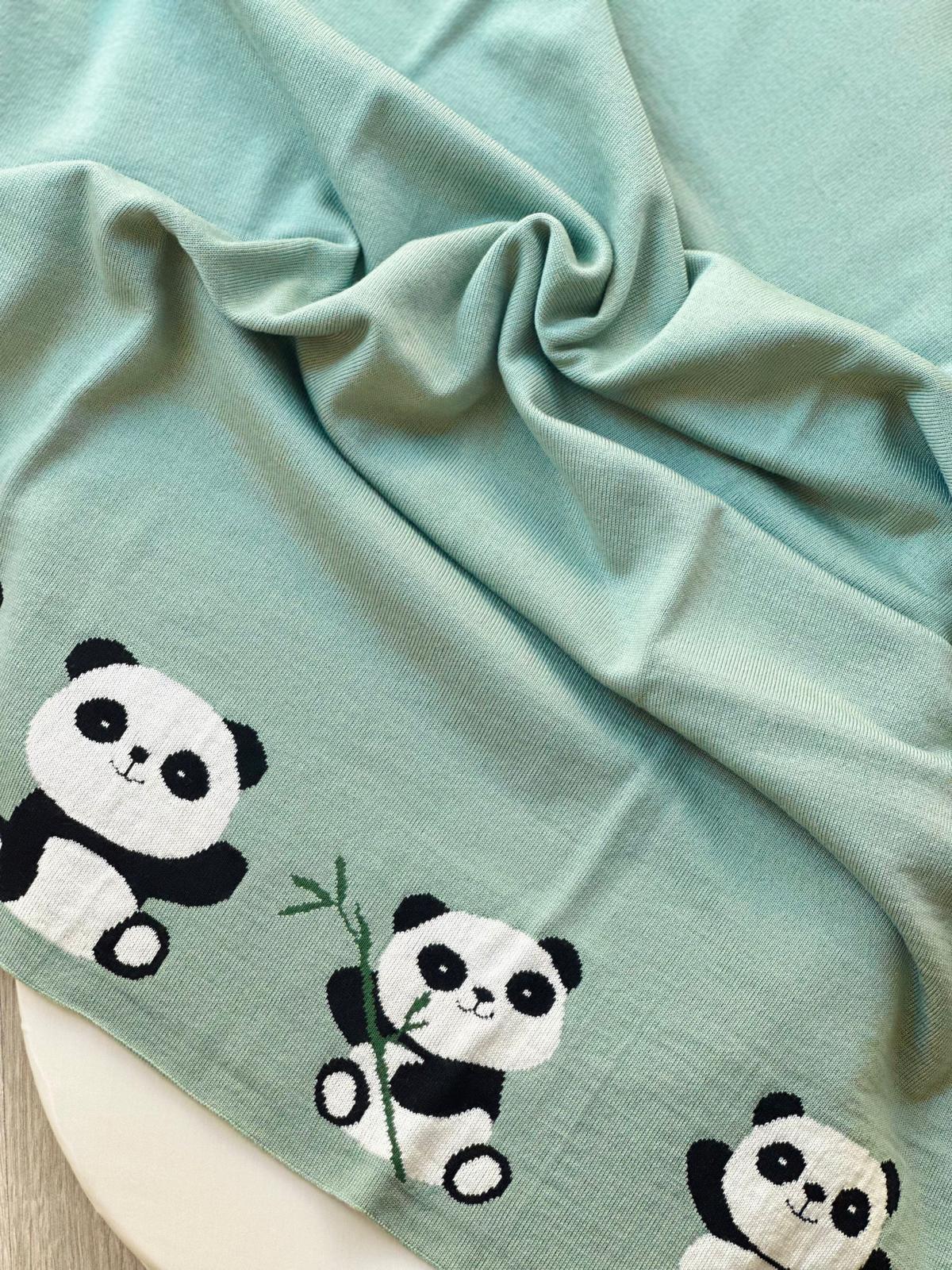 COPERTINA PANDA 100% LANA MERINO EXTRAFINE MAGLIFICIO DI VERONA