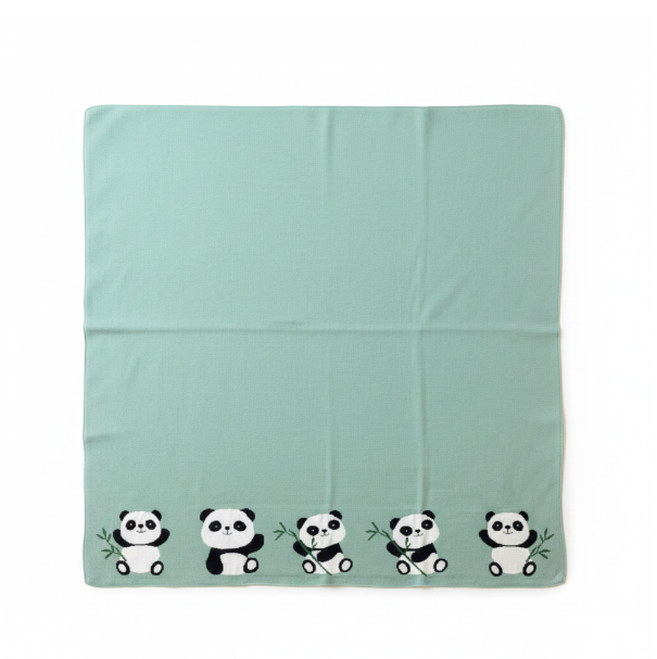 COPERTINA PANDA 100% LANA MERINO EXTRAFINE MAGLIFICIO DI VERONA