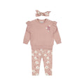 FELPINA, LEGGINS E FASCIA LIGHT MALVA