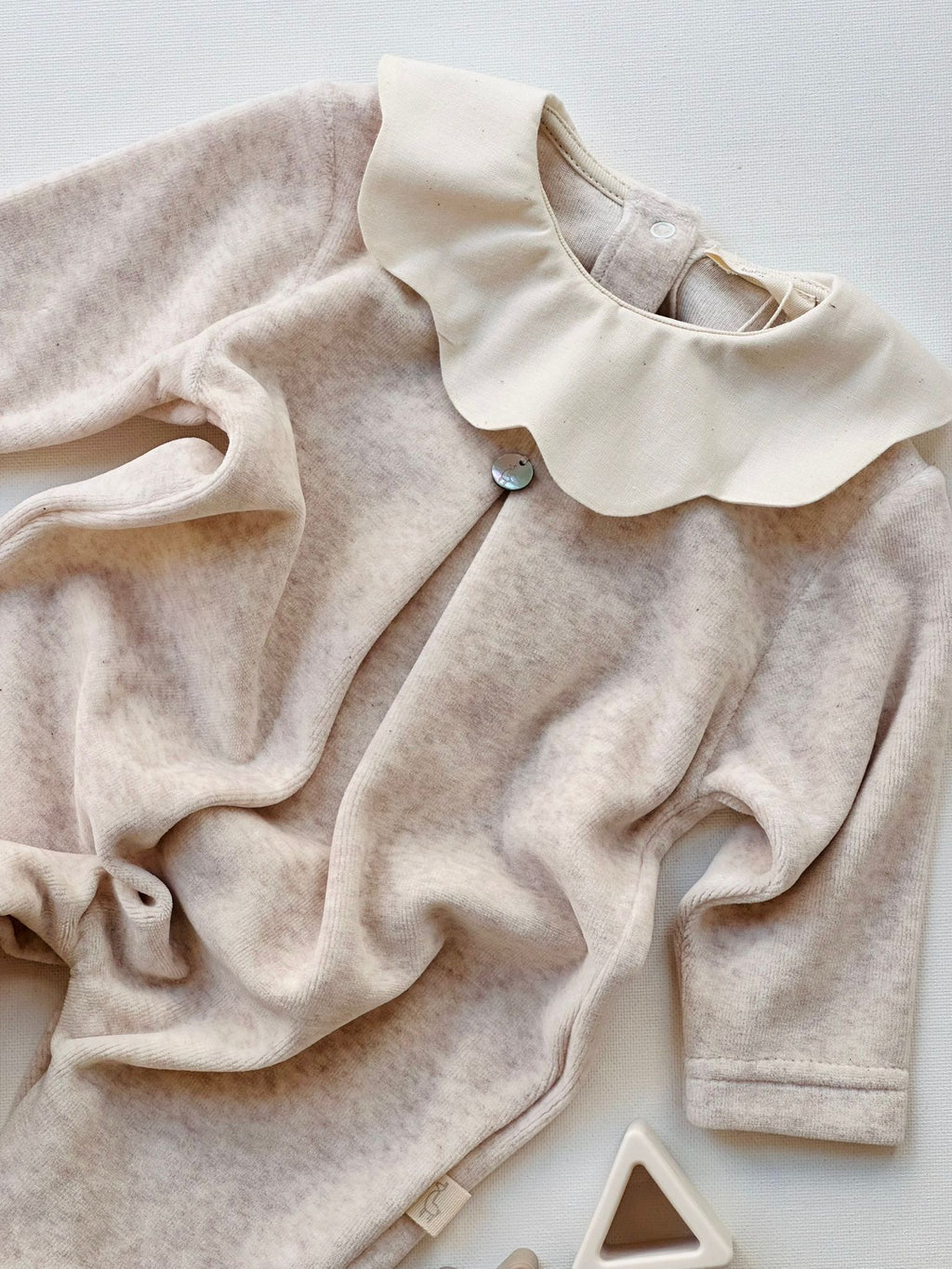 TUTINA CON COLLETTO PETALO SAND