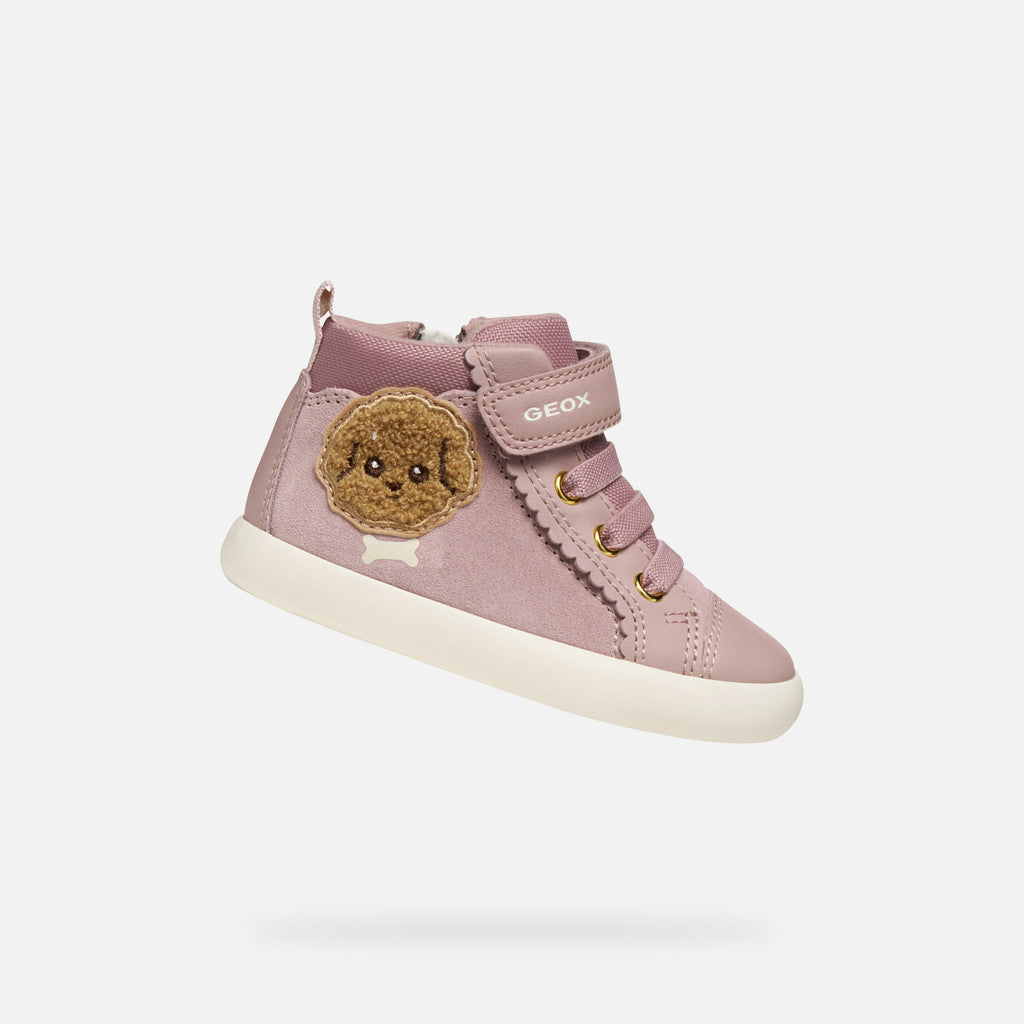 SNEAKERS A MEZZO STIVALETTO ROSA ANTICO DOG