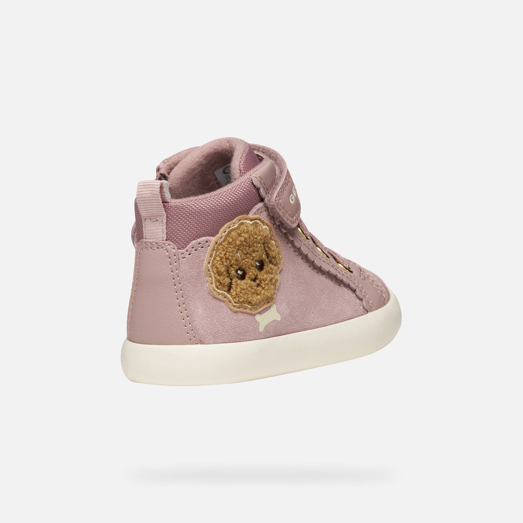 SNEAKERS A MEZZO STIVALETTO ROSA ANTICO DOG