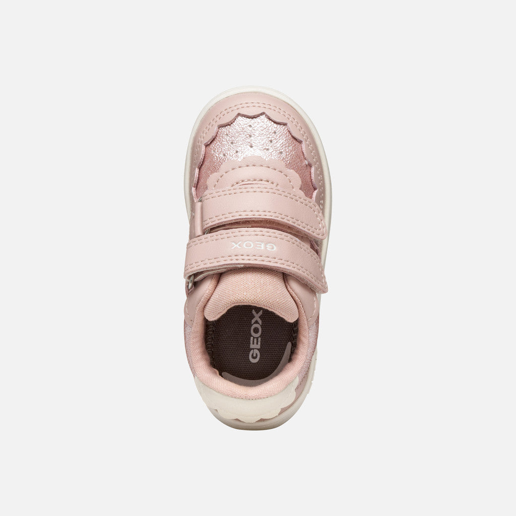 SNEAKERS A STRAPPO ROSA CHIARO