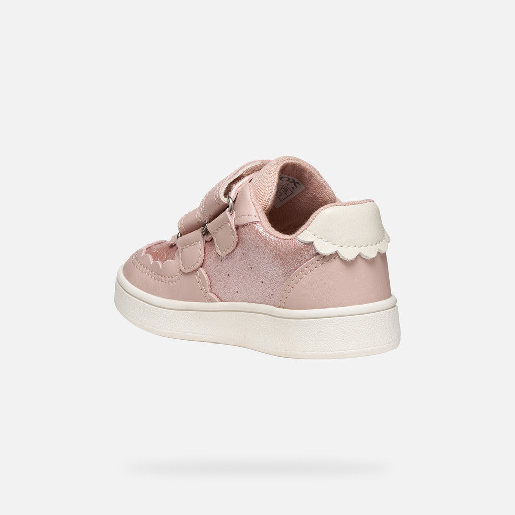 SNEAKERS A STRAPPO ROSA CHIARO