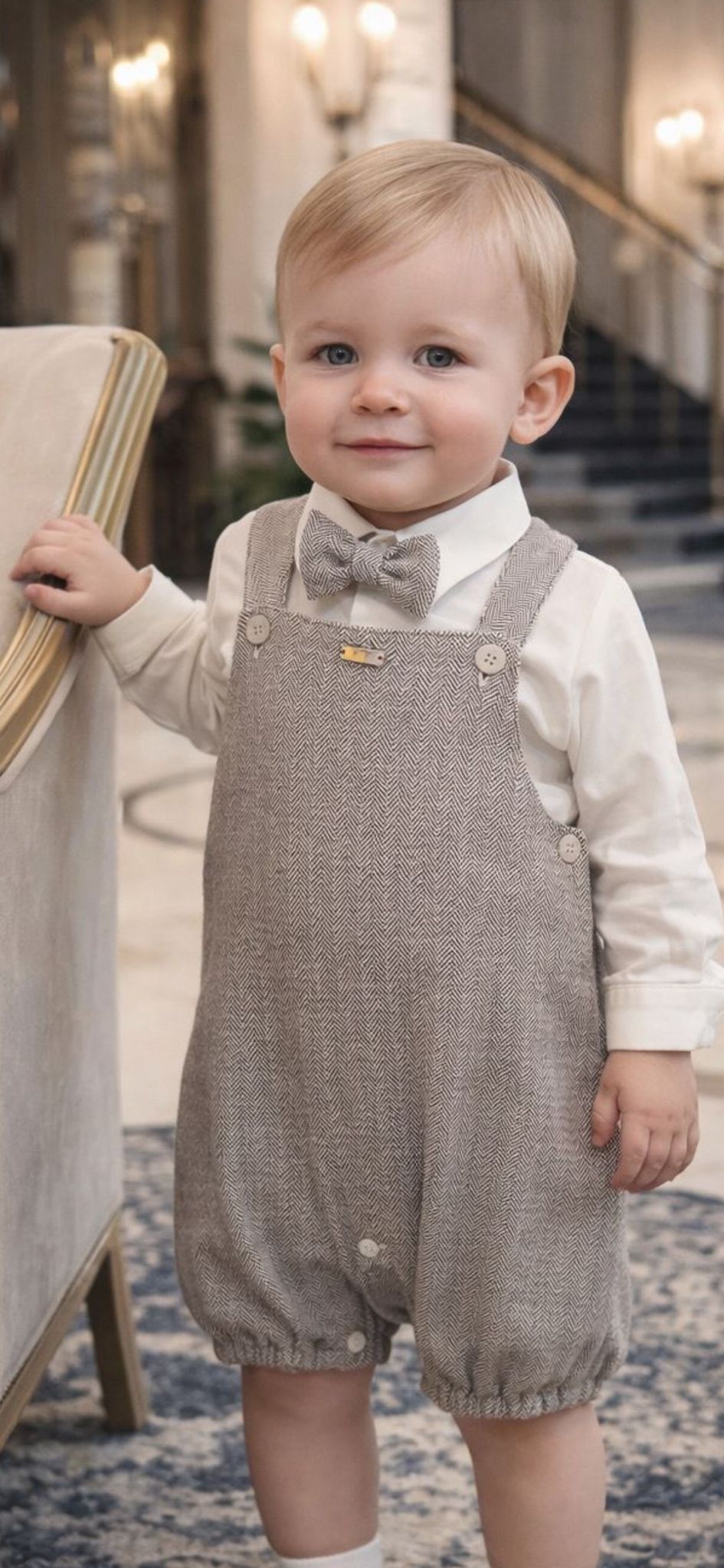 SALOPETTE ELEGANTE HERRINGBONE I DELFI