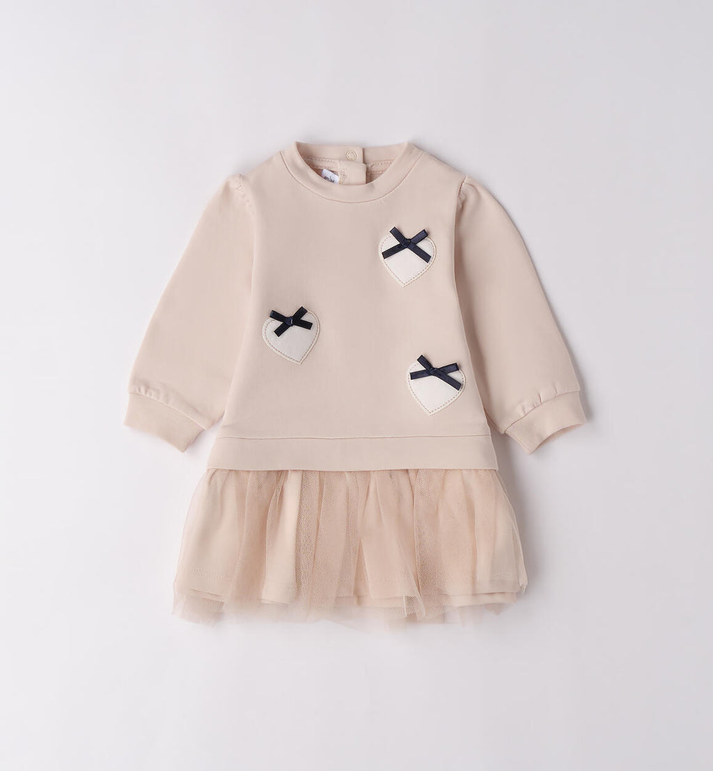 ABITINO IN FELPA CON GONNA IN TULLE