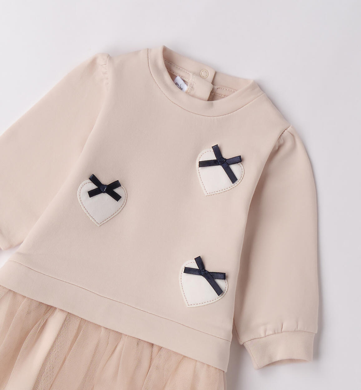 ABITINO IN FELPA CON GONNA IN TULLE