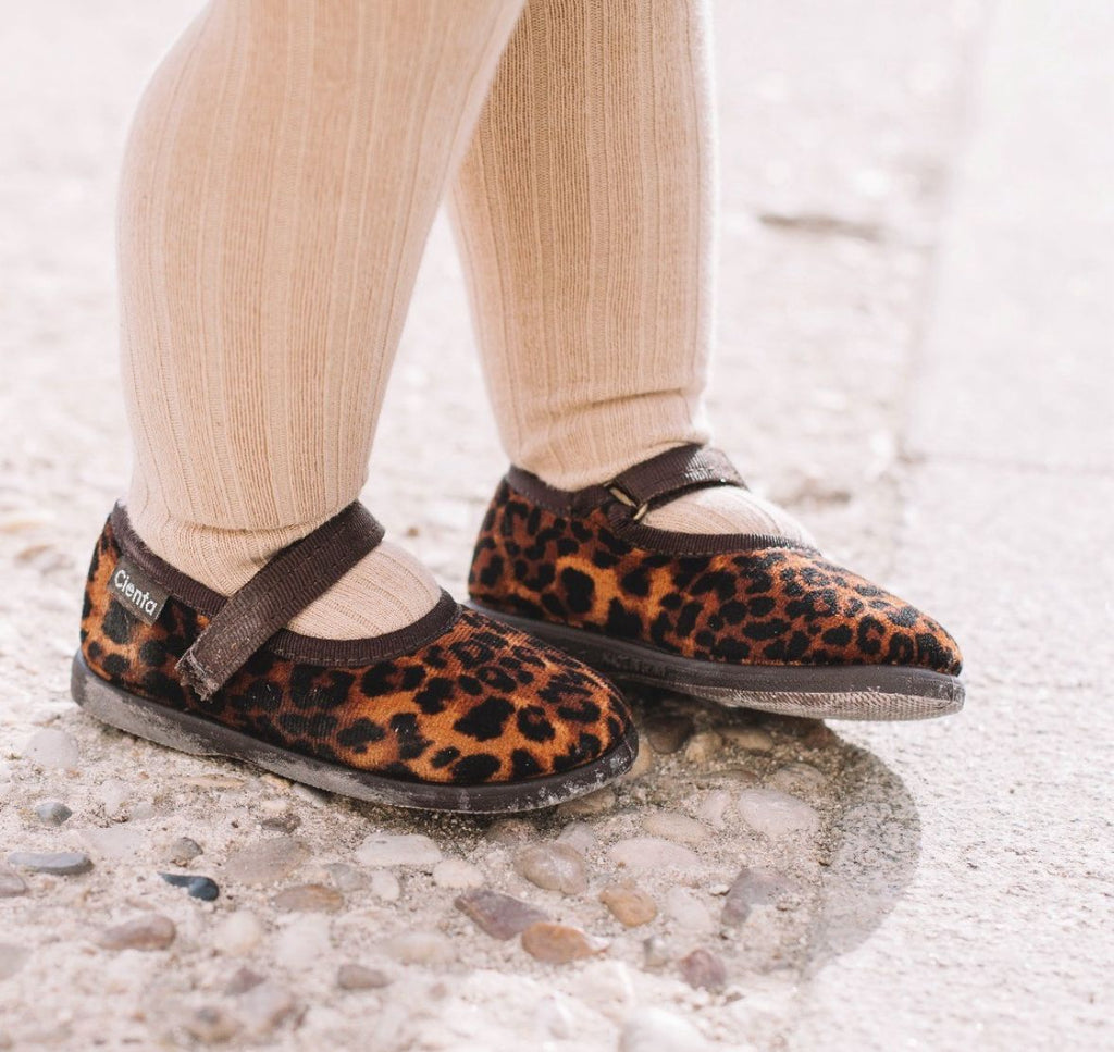 BALLERINA IN VELLUTO LEOPARDATA