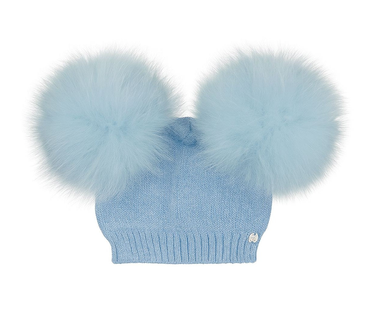 CAPPELLINO CIELO DOPPIO POMPON