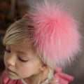 CERCHIETTO POMPON FUCSIA