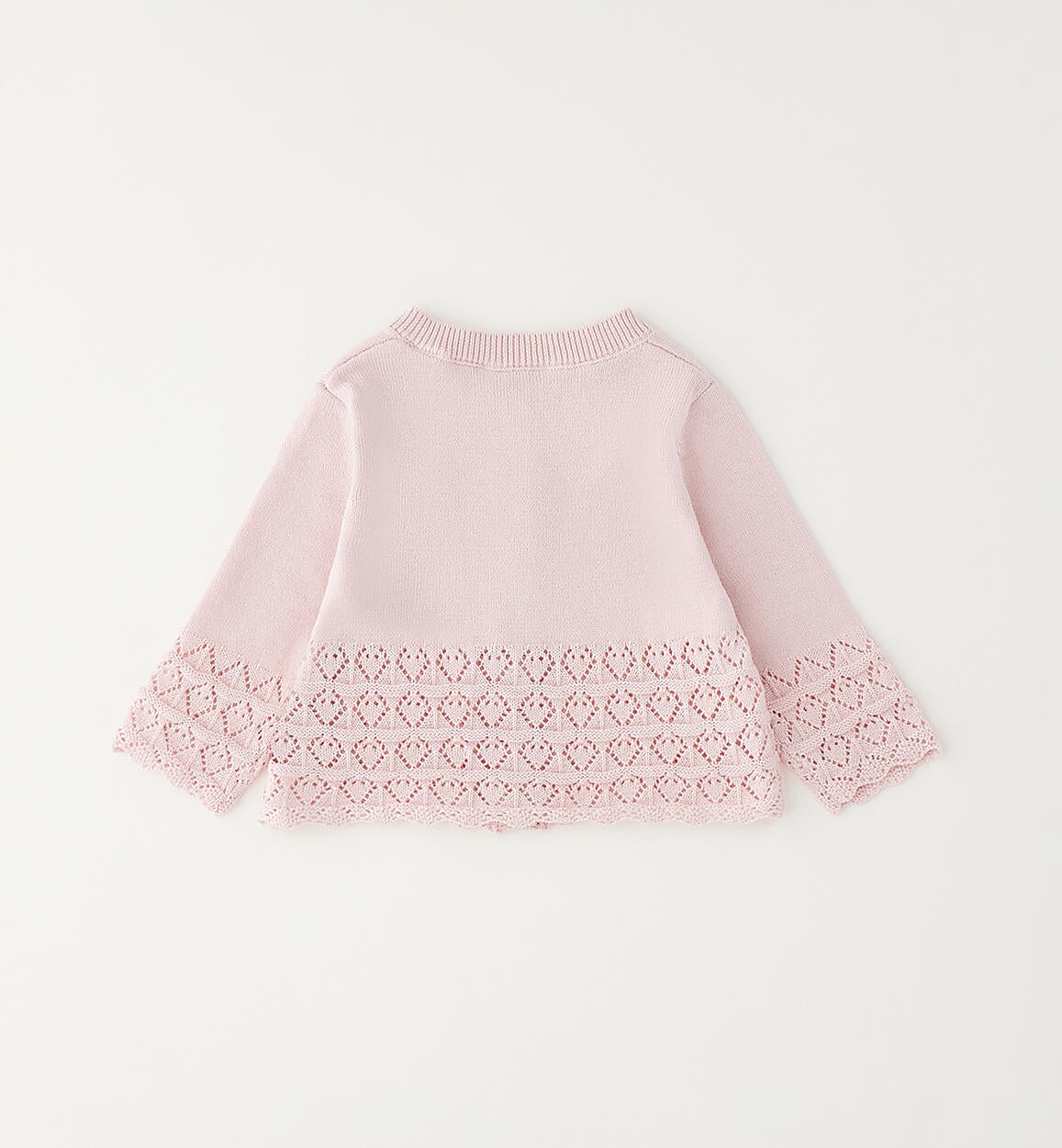 CARDIGAN SCALDACUORE TRAFORATO IN MAGLIA