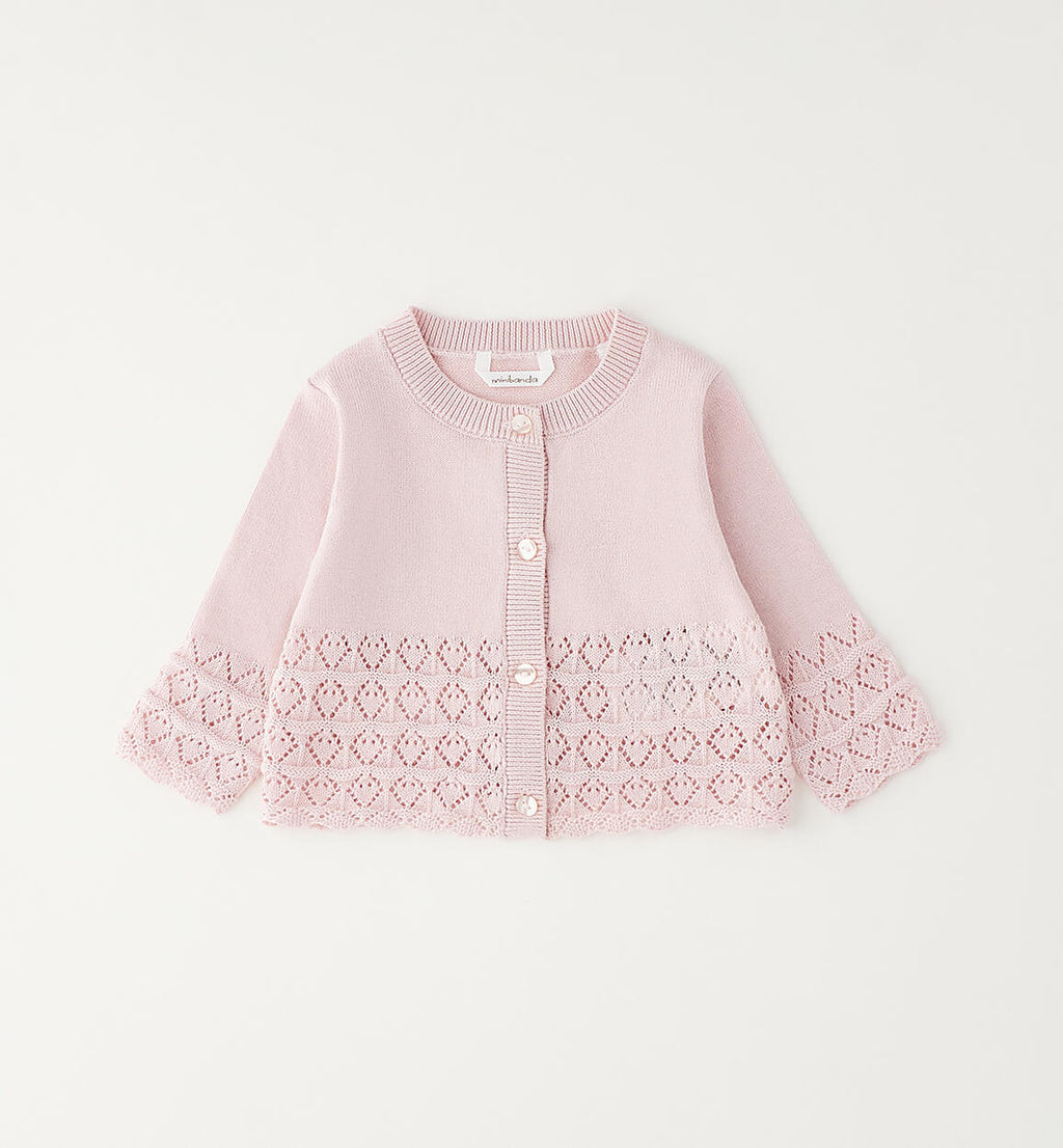 CARDIGAN SCALDACUORE TRAFORATO IN MAGLIA
