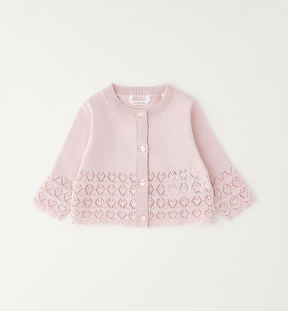 CARDIGAN SCALDACUORE TRAFORATO IN MAGLIA