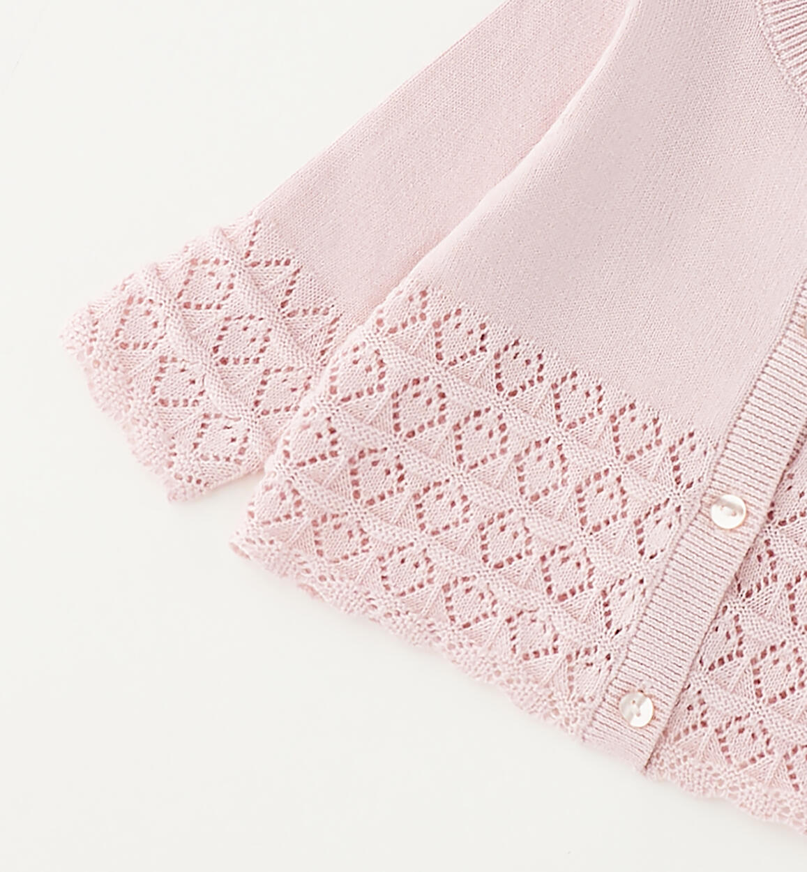 CARDIGAN SCALDACUORE TRAFORATO IN MAGLIA