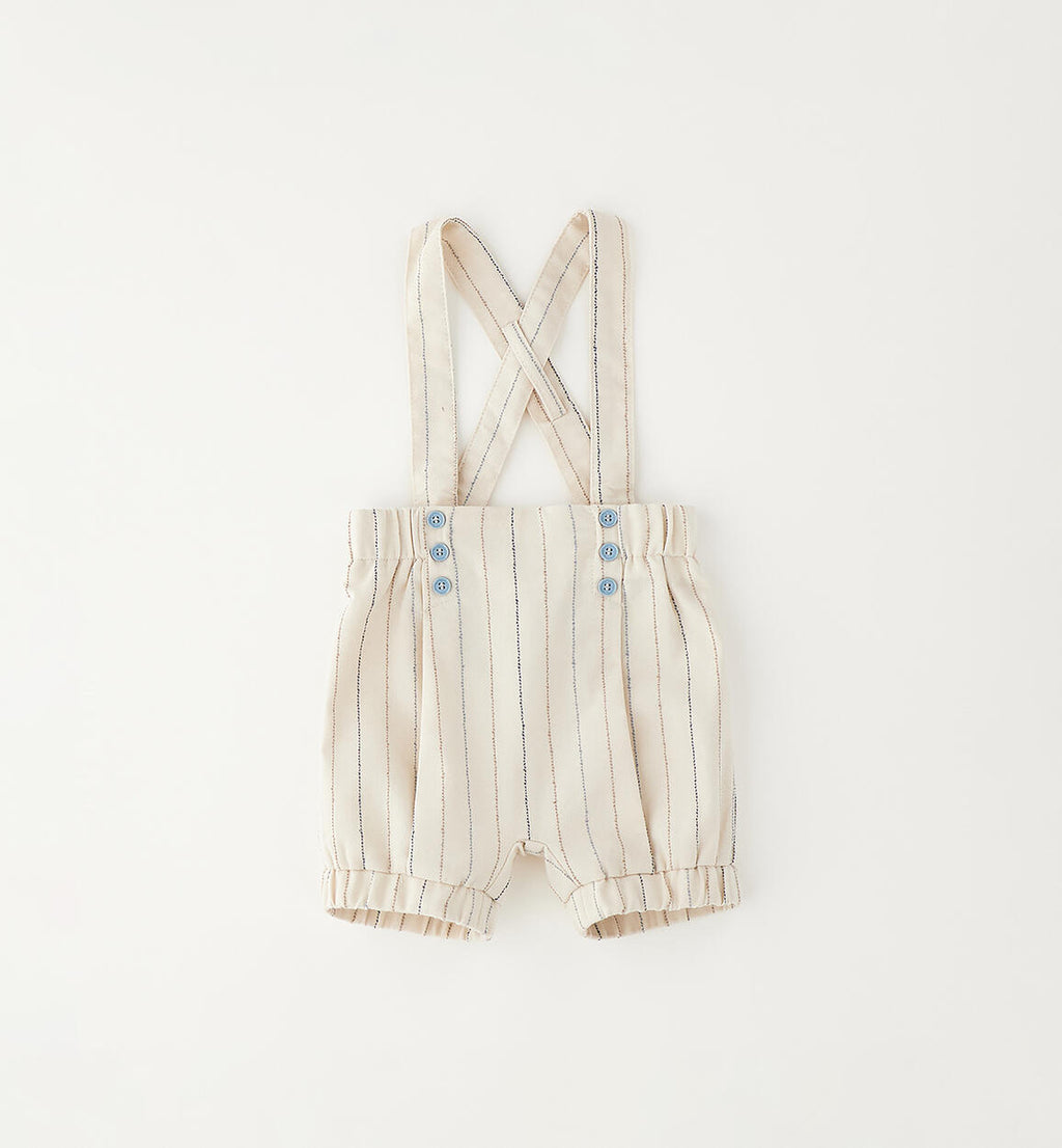 PANTALONE CON BRETELLE SAND A RIGHE