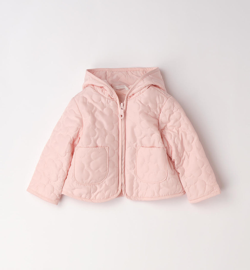 GIUBBINO STOPWIND ROSA CON CAPPUCCIO