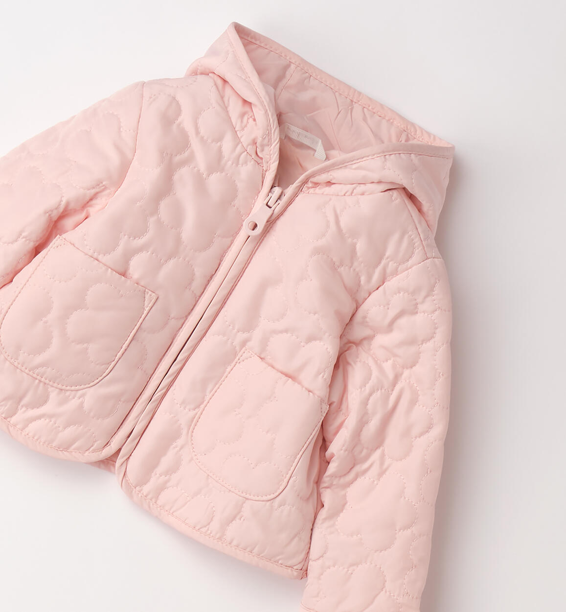 GIUBBINO STOPWIND ROSA CON CAPPUCCIO