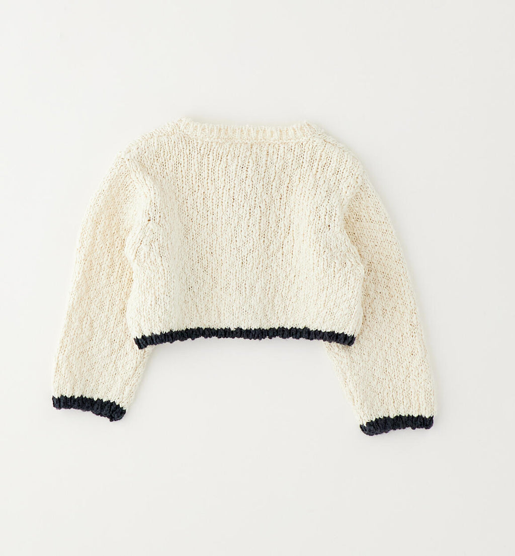 SCALDACUORE IN MAGLIA CREMA