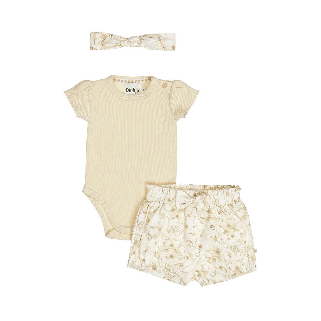 COMPLETINO CON FASCIA ABBINATA CREMA