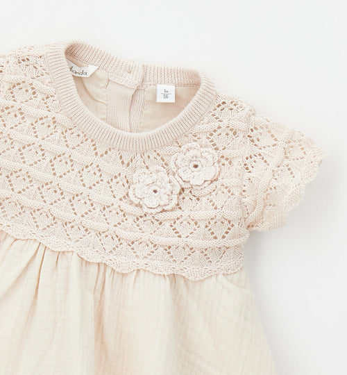 ABITO IN COTONE SAND