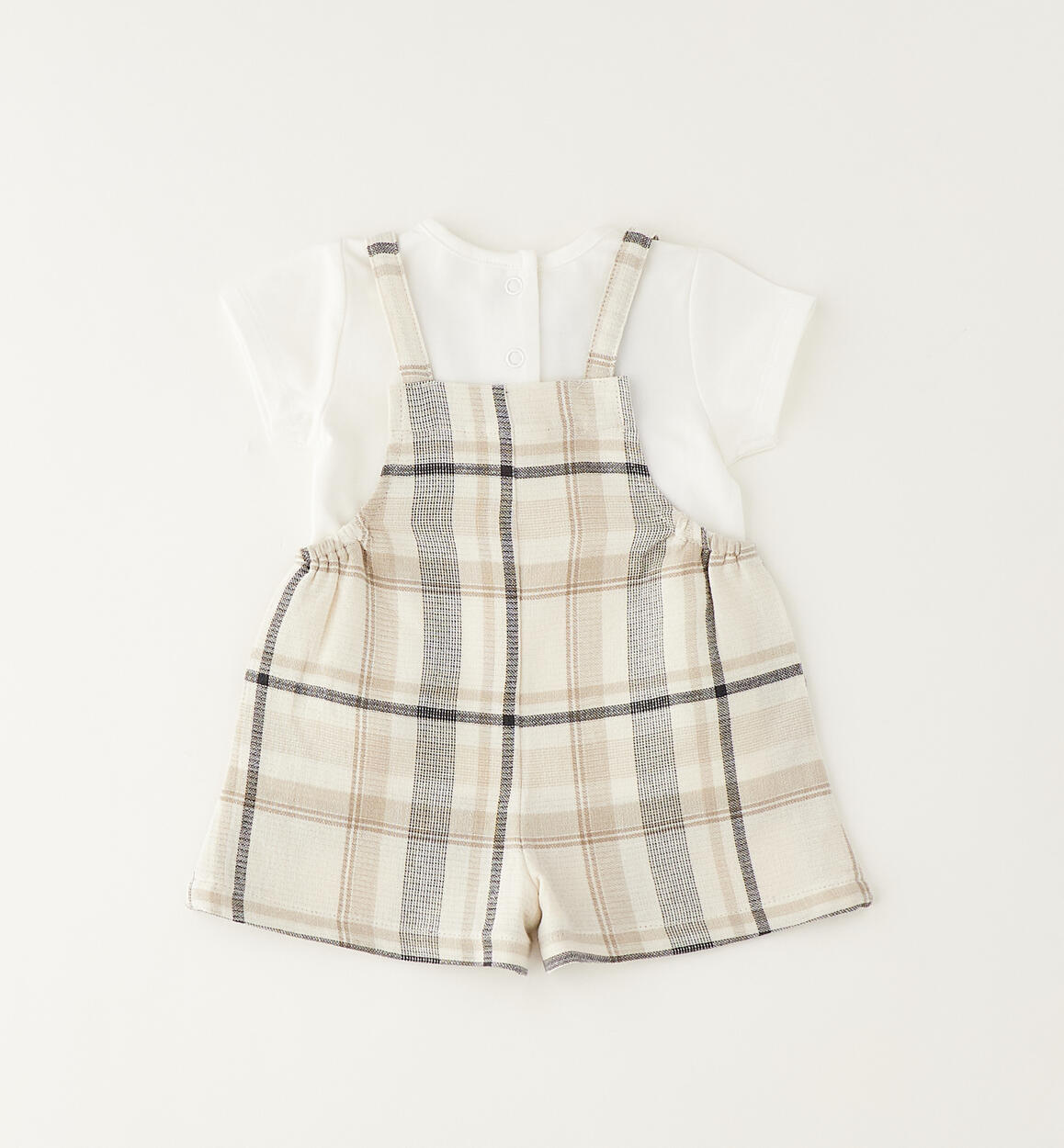 SALOPETTE TARTAN SAND