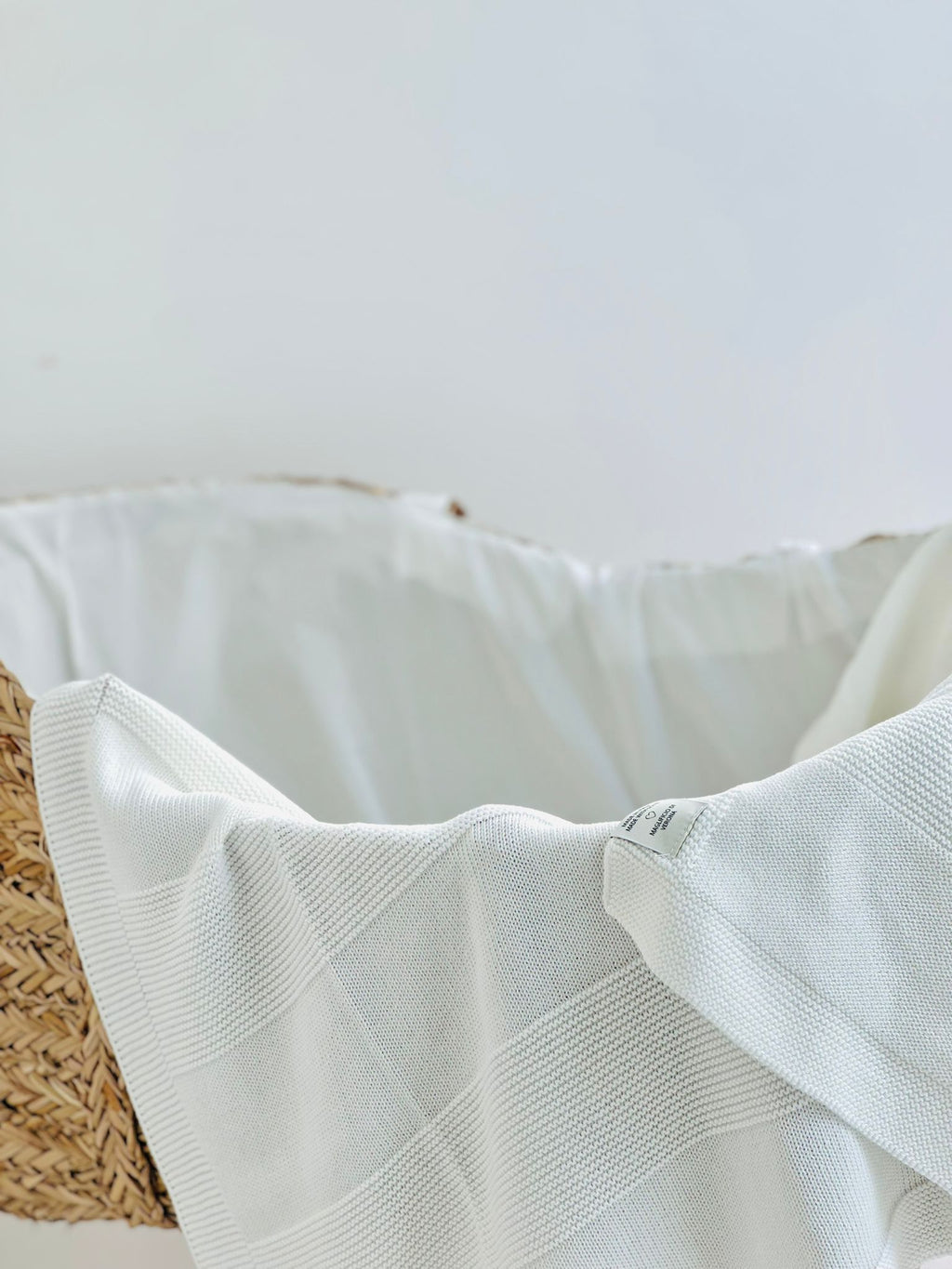 COPERTA IN MAGLIA DI PURO COTONE BIO