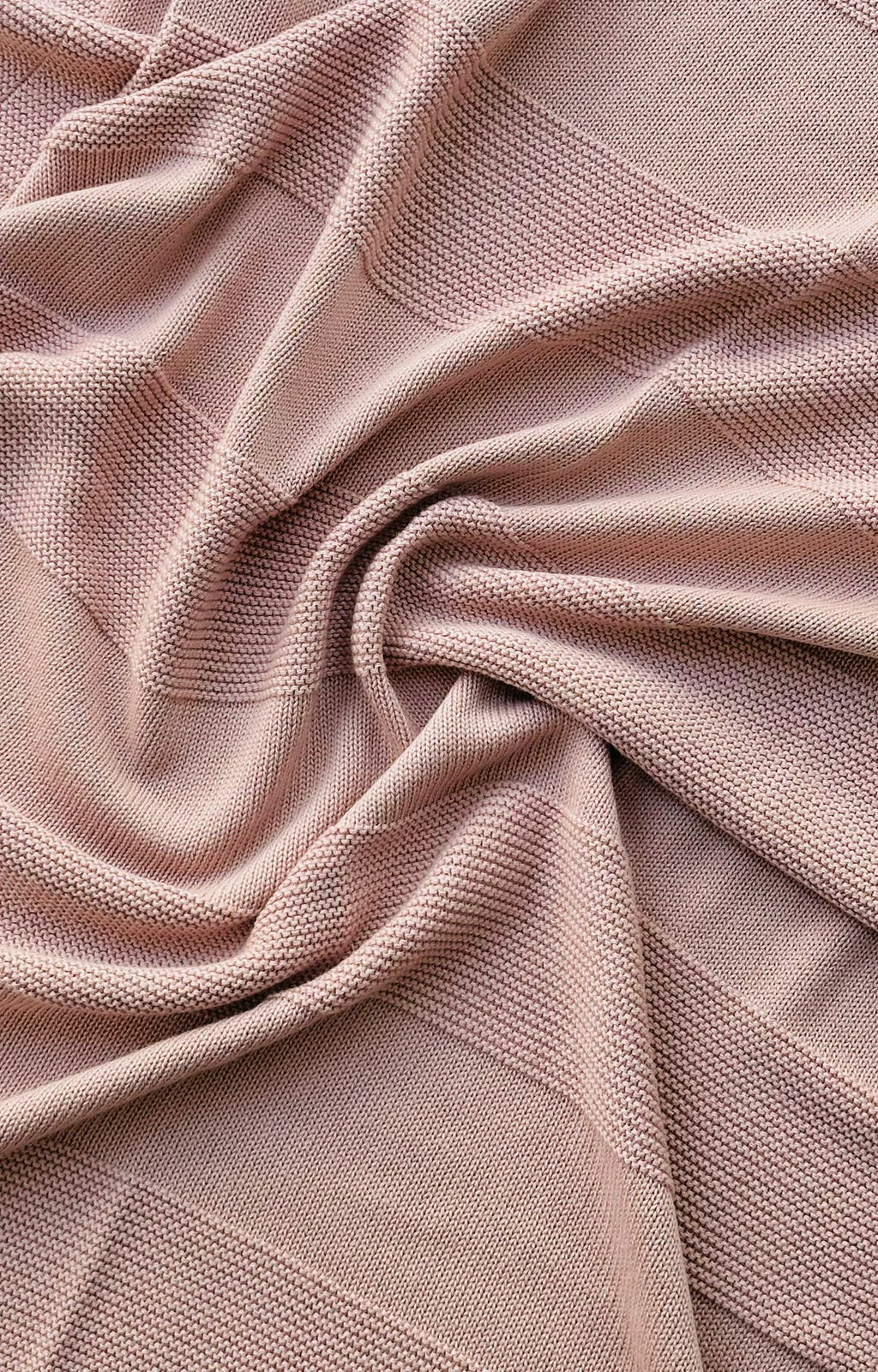 COPERTA IN MAGLIA DI PURO COTONE BIO