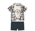 COMPLETO CON CAMICIA A QUADRI