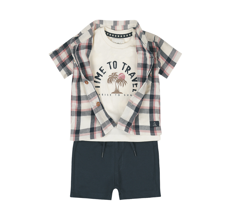COMPLETO CON CAMICIA A QUADRI