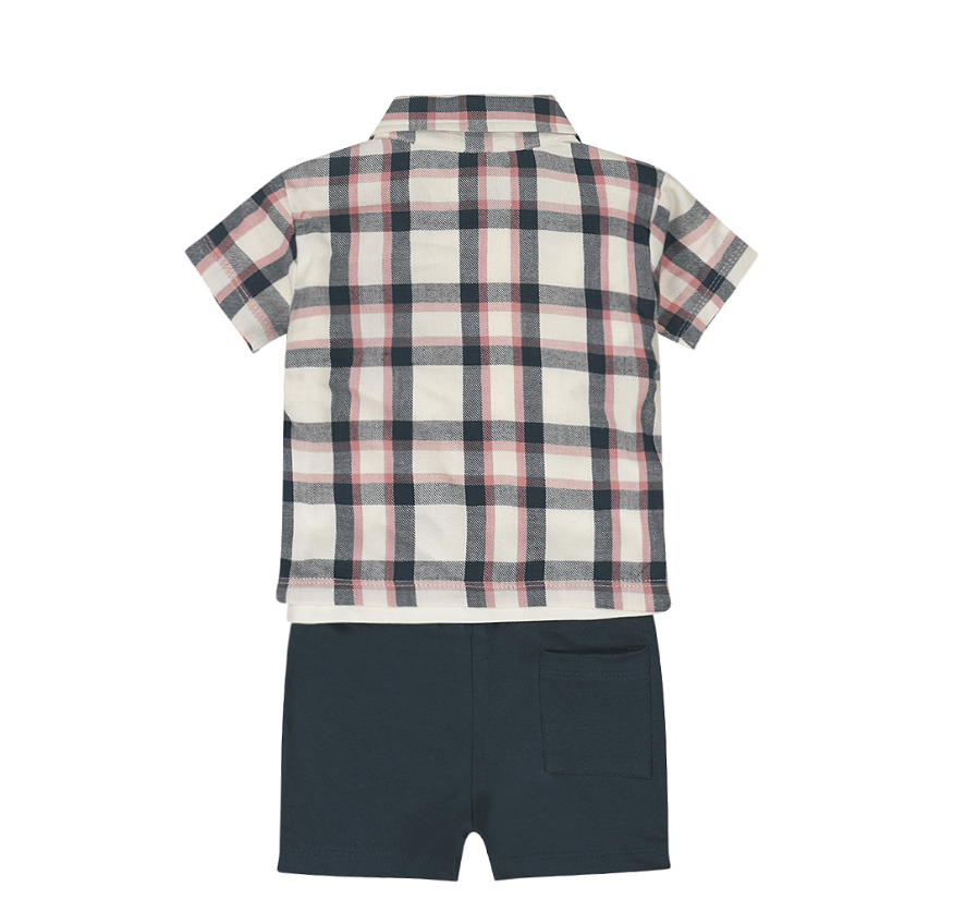 COMPLETO CON CAMICIA A QUADRI