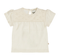 BLUSA LATTE CON RICAMI