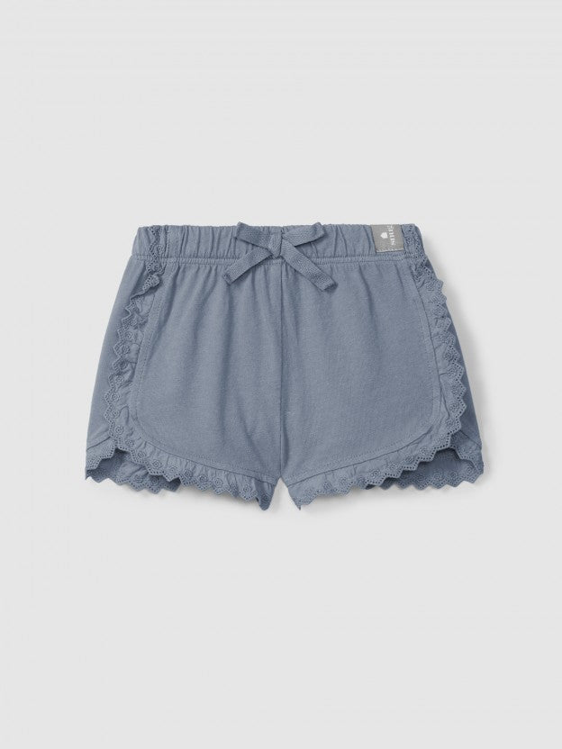 PANTALONCINO CON RICAMI