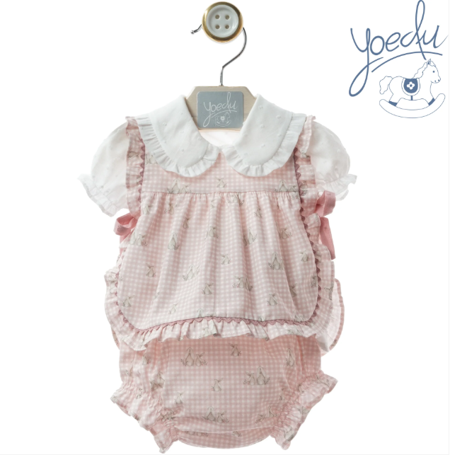 ABITINO CON CULOTTE VICHY RABBIT