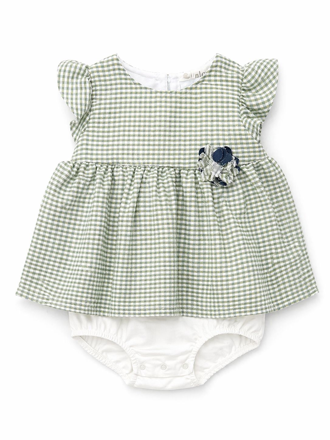 PAGLIACCETTO CON FIORE VICHY