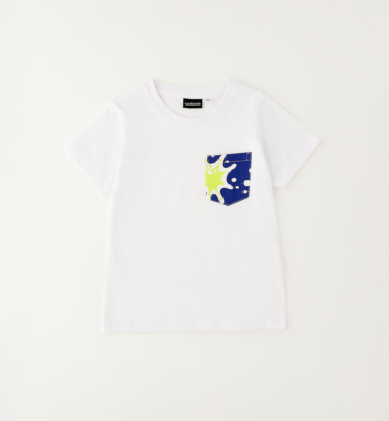 COMPLETO MARE T-SHIRT E BOXER GIALLO/BLU