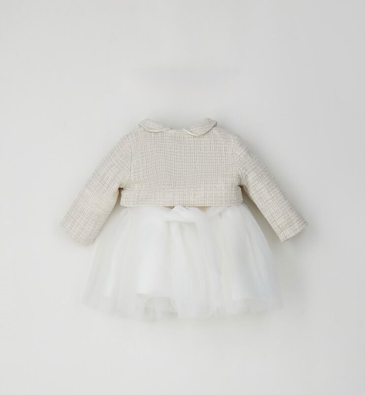 ABITO RAFIA CON GONNA IN TULLE