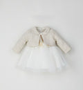 ABITO RAFIA CON GONNA IN TULLE