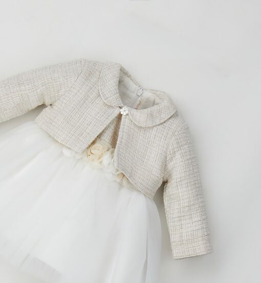 ABITO RAFIA CON GONNA IN TULLE