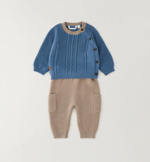 COMPLETINO IN MAGLIA OTTANIO