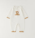 TUTINA IN MAGLIA TEDDY PANNA/ROSA