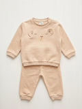 COMPLETINO IN FELPA BEIGE