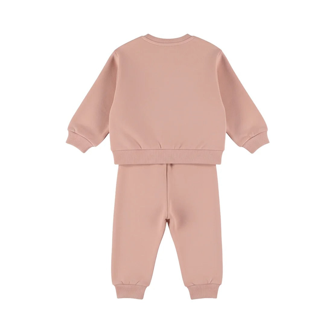COMPLETO TUTA ROSA CON FIOCCHI