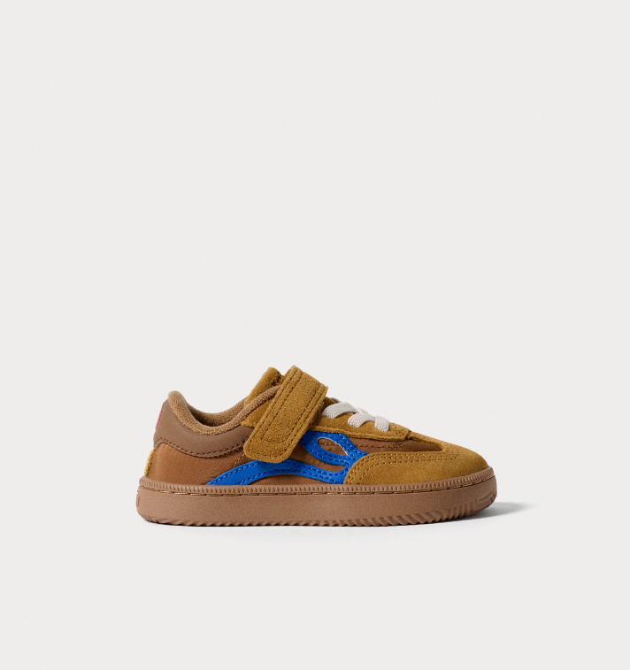SNEAKERS LEJAN CAMEL/ ELECTRIC BLUE
