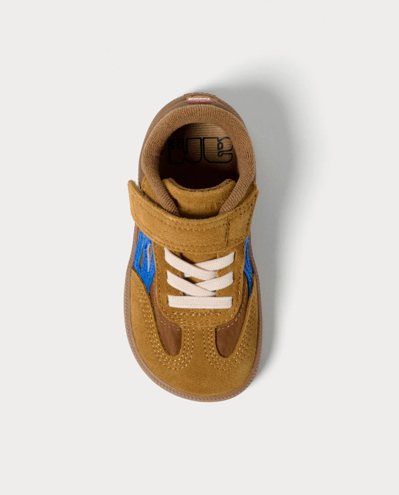 SNEAKERS LEJAN CAMEL/ ELECTRIC BLUE