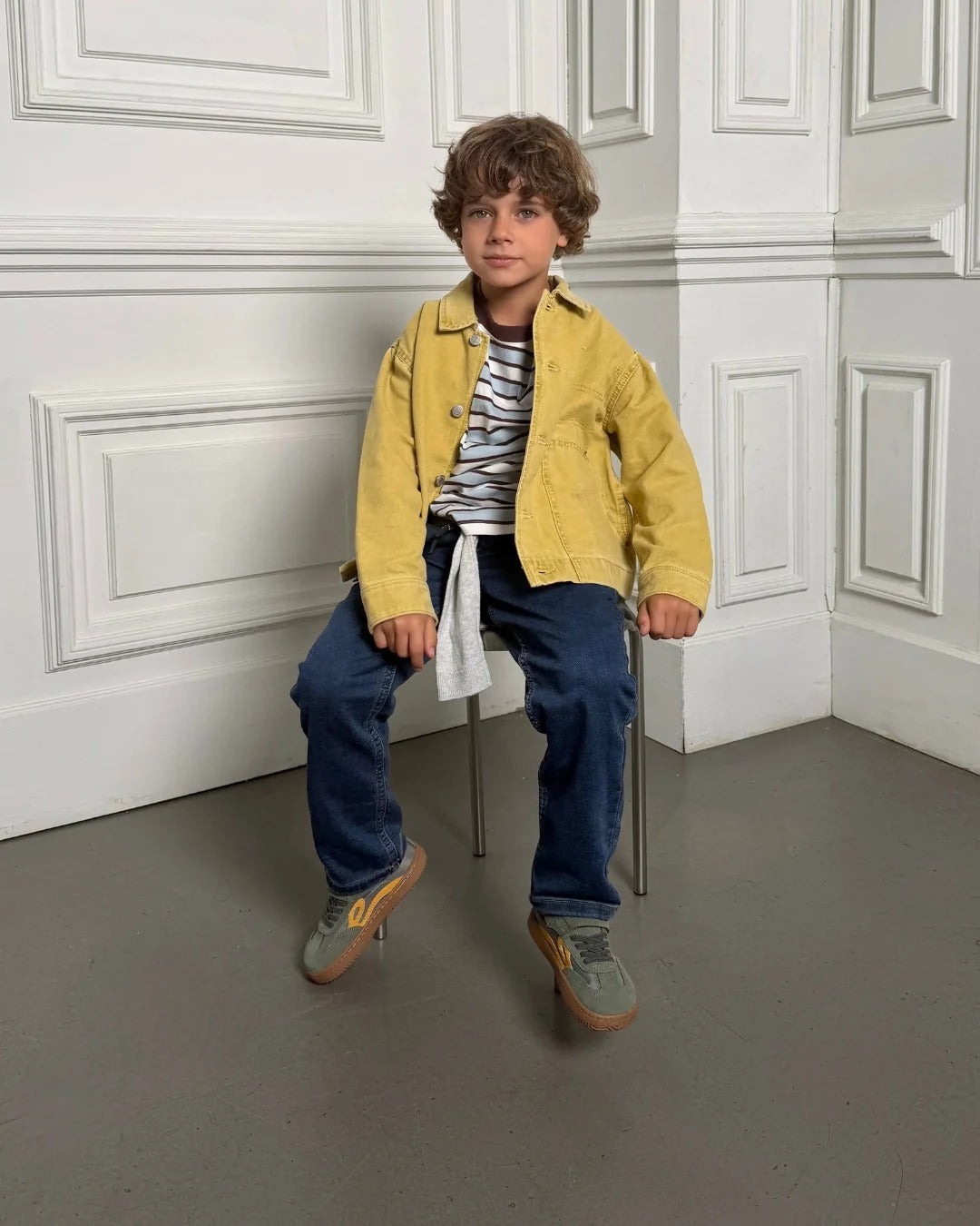 SNEAKERS LEJAN MINERAL GRAY/ YELLOW
