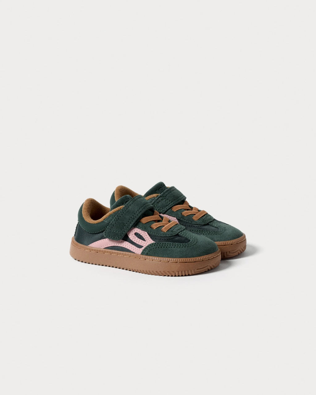 SNEAKERS LEJAN DARK GREEN / PINK