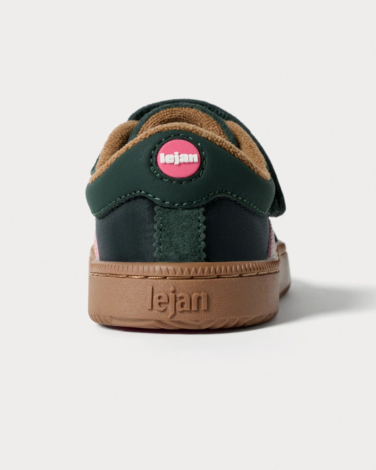 SNEAKERS LEJAN DARK GREEN / PINK