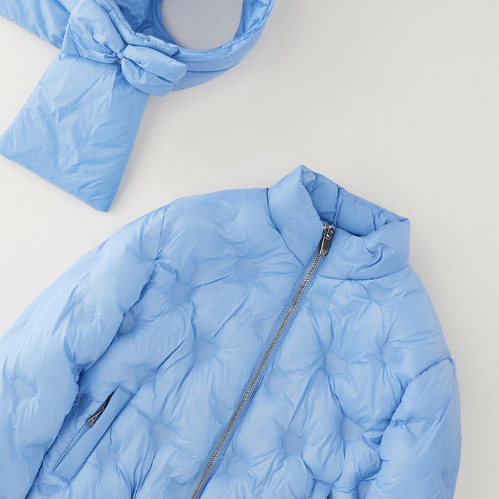 PIUMINO TRAPUNTATO AZZURRO FIOCCO